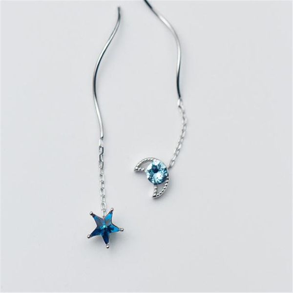 new popular 925 silver deep blue crystal star moon shape dangle earring trend fresh women's jewelry gift earrings sale
new popular 925 silver deep blue crystal star moon shape dangle earring trend fresh women's jewelry gift earrings sale