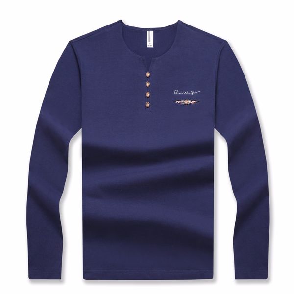 cotton spring autumn new men's long sleeved t shirt v neck button decorated casual streetwear long sleeve t shirt men tees, White;black
cotton spring autumn new men's long sleeved t shirt v neck button decorated casual streetwear long sleeve t shirt men tees, White;black