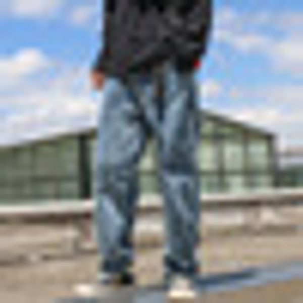 2018 men hip-hop style fashion loose wide leg pants cowboy trousers baggy blue/black wash jeans denim casual haren pants -2xl
2018 men hip-hop style fashion loose wide leg pants cowboy trousers baggy blue/black wash jeans denim casual haren pants -2xl