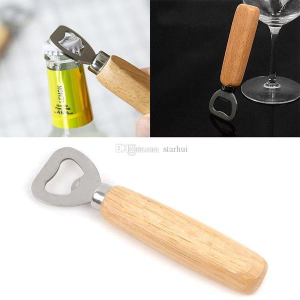 kitchen bottle opener tools stainless steel wooden handle beer openers bar tools soda beer bottle cap opener gifts wx-c29
kitchen bottle opener tools stainless steel wooden handle beer openers bar tools soda beer bottle cap opener gifts wx-c29