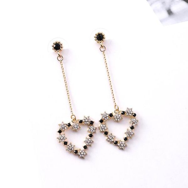 mengjiqiao 2018 new korean jewelry hollow love heart long pendientes mujer moda vintage rhinestone party drop earrings wholesale, Silver
mengjiqiao 2018 new korean jewelry hollow love heart long pendientes mujer moda vintage rhinestone party drop earrings wholesale, Silver