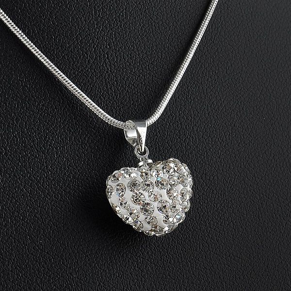 fashion silver plated snake chain full crystal heart pendant necklace jewelry for women bijoux femme
fashion silver plated snake chain full crystal heart pendant necklace jewelry for women bijoux femme
