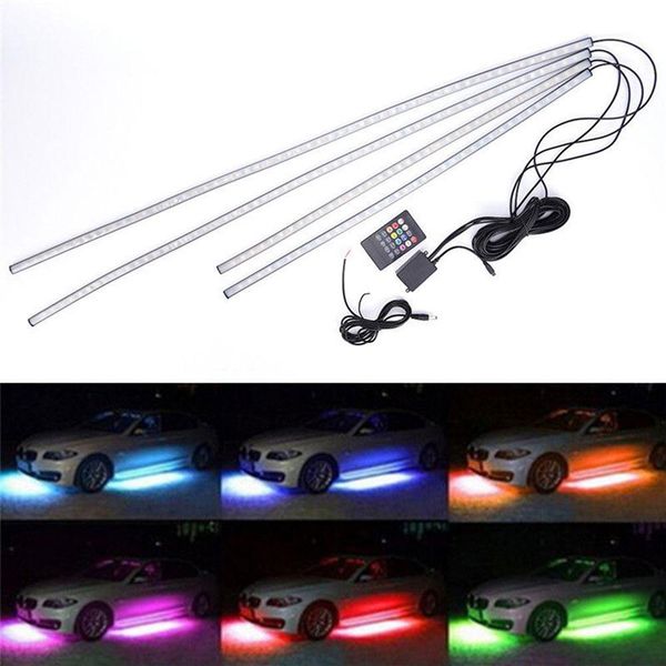4pcs rgb led under underbody glow neon waterproof kit car bottom atmosphere light car decorative lamp
4pcs rgb led under underbody glow neon waterproof kit car bottom atmosphere light car decorative lamp