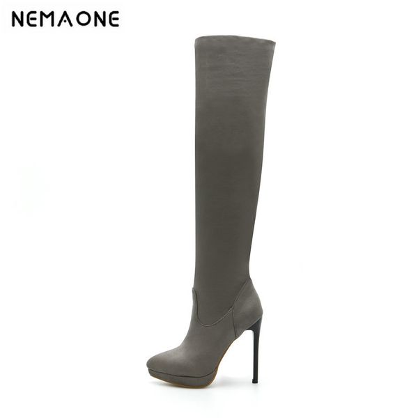 2019 women fashion beautiful leg of women boots pointed toe 13cm super high heel shoes autumn winter casual party shoes, Black
2019 women fashion beautiful leg of women boots pointed toe 13cm super high heel shoes autumn winter casual party shoes, Black