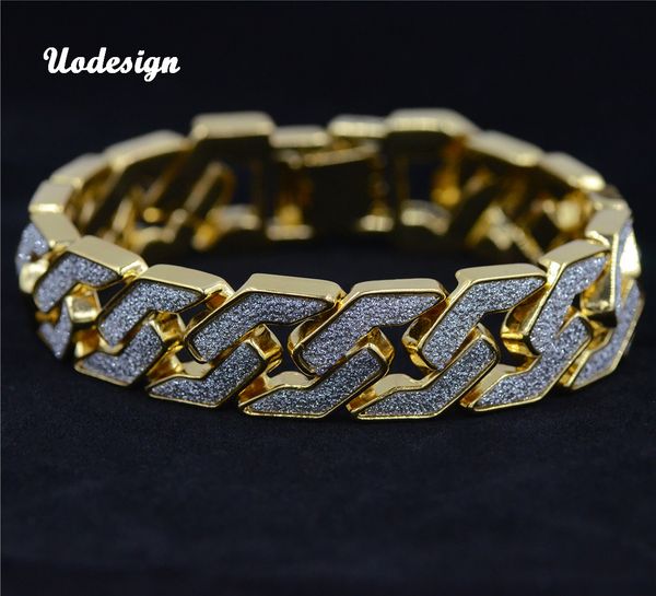Gold silver color Men hip hop bracelet iced out 22.5cm long link chain Exquisite bracelets gifts for boyfriend fashion jewelry
Gold silver color Men hip hop bracelet iced out 22.5cm long link chain Exquisite bracelets gifts for boyfriend fashion jewelry
