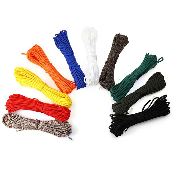 Outdoor Paracord Rope Multifunctional 7 Core Lanyard Rope 4 .5m Umbrella Rope Camping Equipment Emergency Survival Parachute Cord