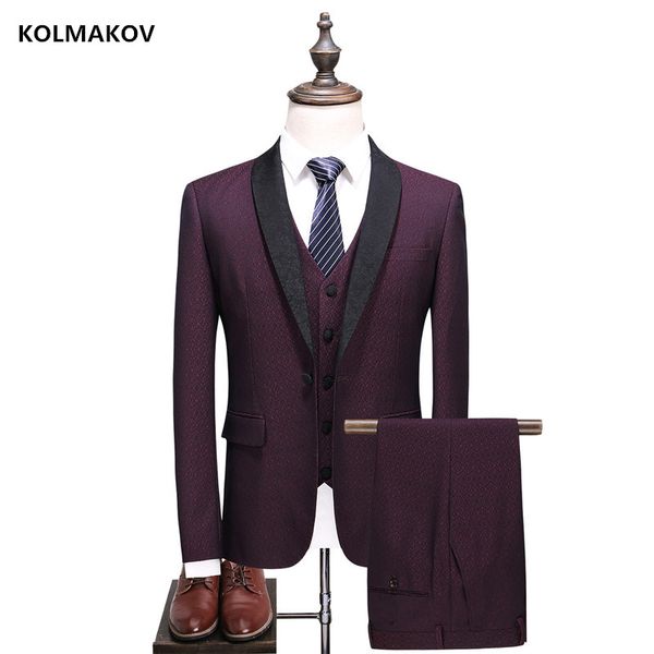 2018 autumn slim fit suits for men retro wine red herringbone twedding dress custom mens 3 piece suit blazers size s-5xl, White;black
2018 autumn slim fit suits for men retro wine red herringbone twedding dress custom mens 3 piece suit blazers size s-5xl, White;black