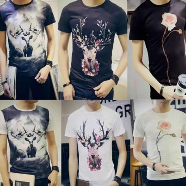 men's t-shirts wholesale men summer clothing stalls wholesale suppliers of sleeves direct manufacturers, White;black
men's t-shirts wholesale men summer clothing stalls wholesale suppliers of sleeves direct manufacturers, White;black