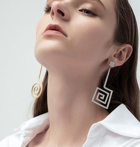 christmas wholesale new arrival boutique women's earrings elegant party earrings vintage women's geometic shape stud ing, Silver
christmas wholesale new arrival boutique women's earrings elegant party earrings vintage women's geometic shape stud ing, Silver