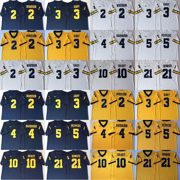 Michigan Wolverines 2 Charles Woodson 3 Rashan Gary 5 Jabrill Peppers 4 Jim Harbaugh 10 Tom Brady 21 Desmond Howard college Football Jersey
Michigan Wolverines 2 Charles Woodson 3 Rashan Gary 5 Jabrill Peppers 4 Jim Harbaugh 10 Tom Brady 21 Desmond Howard college Football Jersey