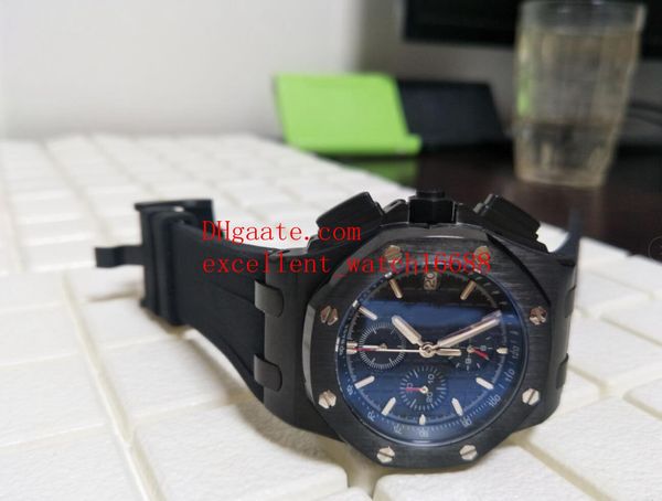 luxury brand watch 44 mm 26400au.oo.a002ca.01 black pvd case black dial quartz chronograph rubber strap excellent men's watc, Slivery;brown
luxury brand watch 44 mm 26400au.oo.a002ca.01 black pvd case black dial quartz chronograph rubber strap excellent men's watc, Slivery;brown