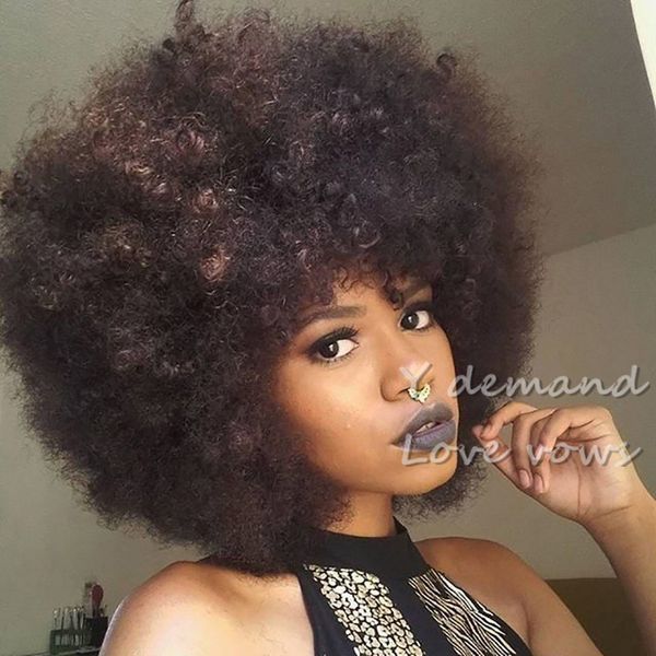 party short brown kinky curly wig fashion hair haircuts wig natural synthetic wigs cosplay for women pixie cut full wigs, Black
party short brown kinky curly wig fashion hair haircuts wig natural synthetic wigs cosplay for women pixie cut full wigs, Black