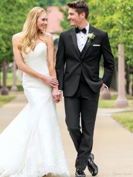 custom slim fit black men suits (jacket+vest+pants)2018 for wedding groom tuxedos man suits prom wear, Black;gray
custom slim fit black men suits (jacket+vest+pants)2018 for wedding groom tuxedos man suits prom wear, Black;gray