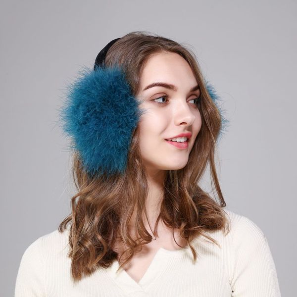 new arrival lady fashion warm real fur earmuff natural ostrich fur ear protection, Blue;gray
new arrival lady fashion warm real fur earmuff natural ostrich fur ear protection, Blue;gray