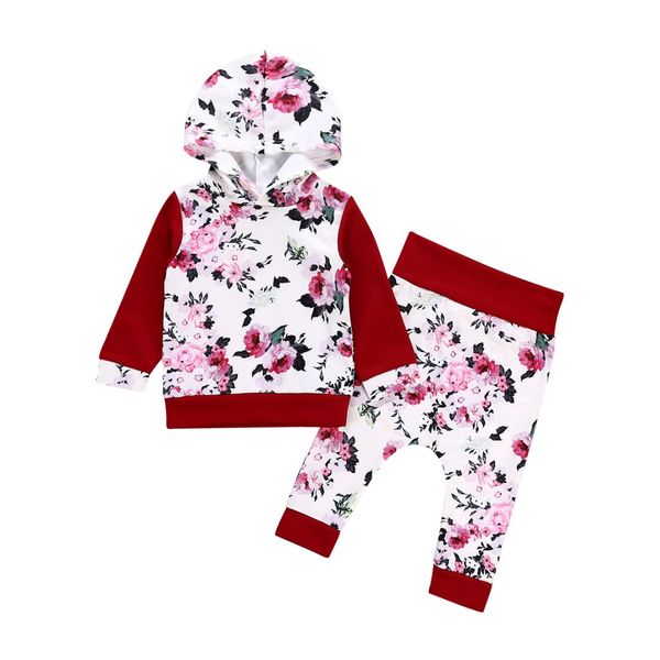 floral newborn baby girl casual hooded patchwork pants legging 2pcs outfit clothes, White
floral newborn baby girl casual hooded patchwork pants legging 2pcs outfit clothes, White