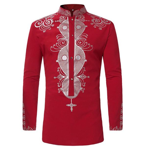 african print black dashiki shirt men 2018 brand new stand collar dress shirts mens long sleeve tribal gypsy ethnic clothing 3xl, White;black
african print black dashiki shirt men 2018 brand new stand collar dress shirts mens long sleeve tribal gypsy ethnic clothing 3xl, White;black