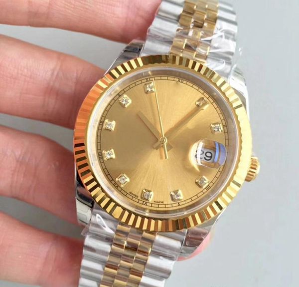 New Mens Watch Sweep Automatic Movement Mechanical watch Datejust gold Stainess President Sapphire gold face Original Clasp Men Watches
New Mens Watch Sweep Automatic Movement Mechanical watch Datejust gold Stainess President Sapphire gold face Original Clasp Men Watches