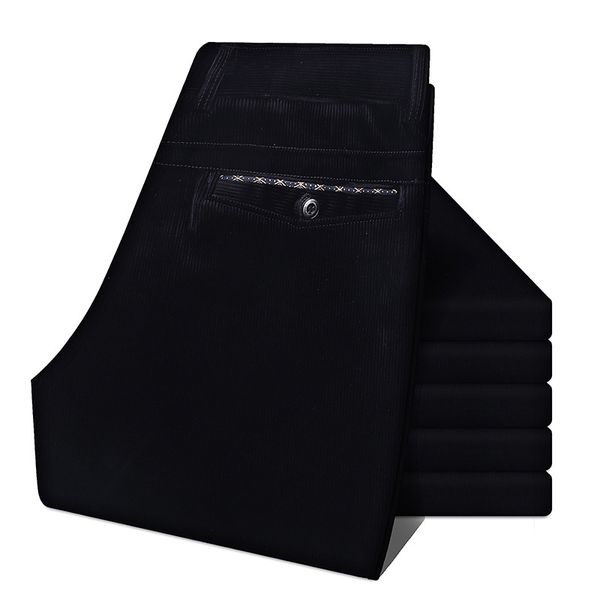 autumn winter men warm corduroy pants cotton business casual loose straight trousers classic fashion stretch baggy pants cyl39, Black
autumn winter men warm corduroy pants cotton business casual loose straight trousers classic fashion stretch baggy pants cyl39, Black