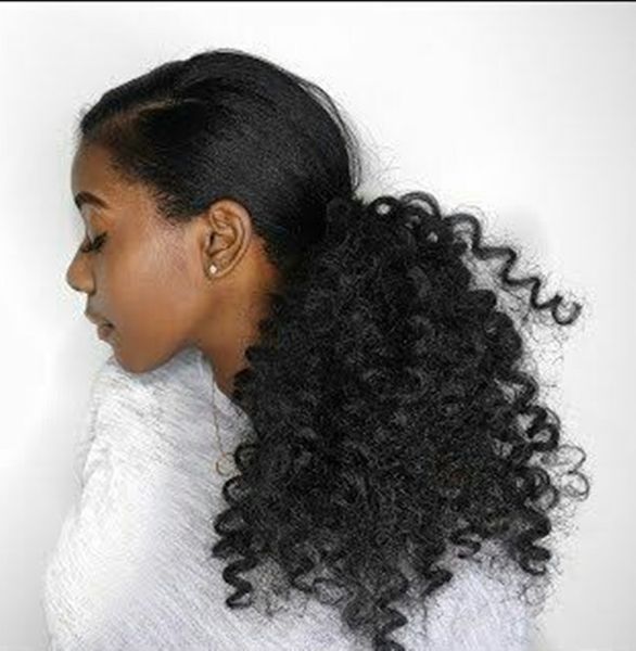 human hair ponytail hairpiece european kinky curly hair extensions 120gram wrap around clip in pony tail remy hair 10-20 inches, Black
human hair ponytail hairpiece european kinky curly hair extensions 120gram wrap around clip in pony tail remy hair 10-20 inches, Black