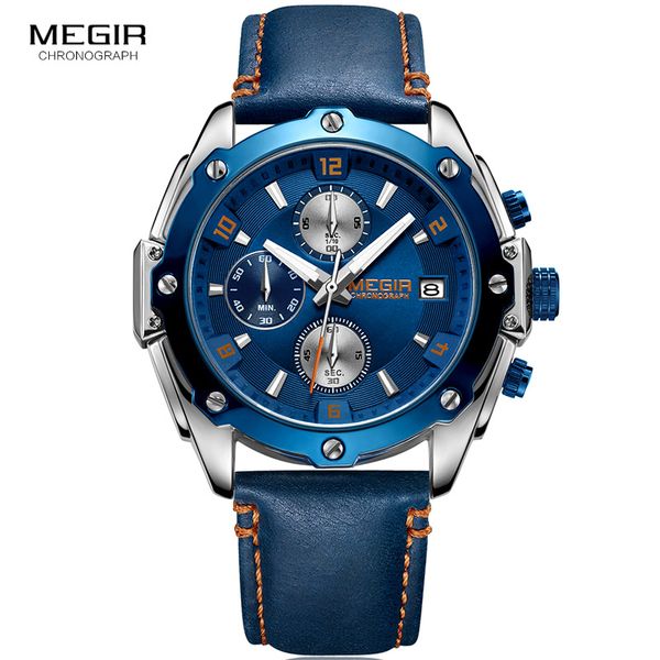 chronograph men watches relogios masculino blue leather strap business quartz watch clock men satch waterproof 2074gbe-2n11, Slivery;brown
chronograph men watches relogios masculino blue leather strap business quartz watch clock men satch waterproof 2074gbe-2n11, Slivery;brown