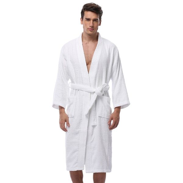 men's kimono bathrobe turkish cotton robes plus size lightweight long robe for men absorption after shower bathrobe sleepwear, Black;brown
men's kimono bathrobe turkish cotton robes plus size lightweight long robe for men absorption after shower bathrobe sleepwear, Black;brown