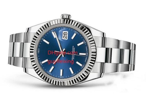 Top Luxury AAA Men Wristwatches 41mm 116300 Smooth Bezel Stainless Steel Band Blue Dial Automatic Mechanical Mens Watch Men's Date Watches
Top Luxury AAA Men Wristwatches 41mm 116300 Smooth Bezel Stainless Steel Band Blue Dial Automatic Mechanical Mens Watch Men's Date Watches