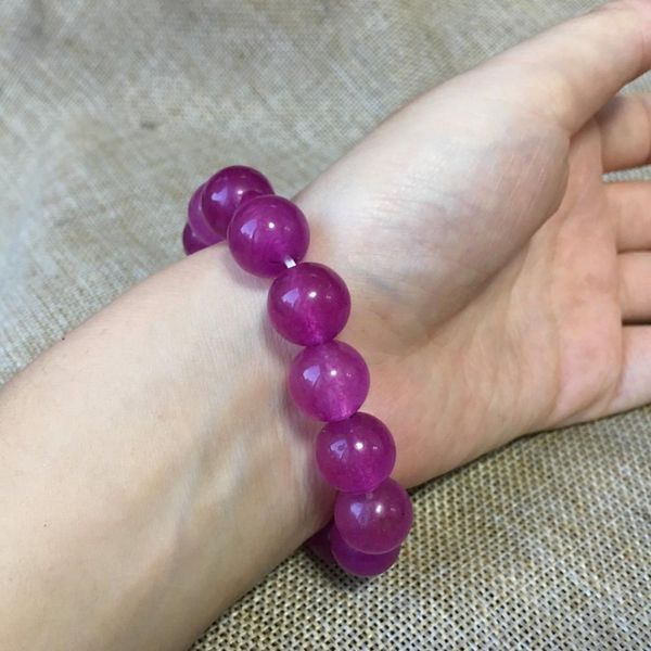 12mm nature purple bracelet green hand catenary a1 stone, Black
12mm nature purple bracelet green hand catenary a1 stone, Black