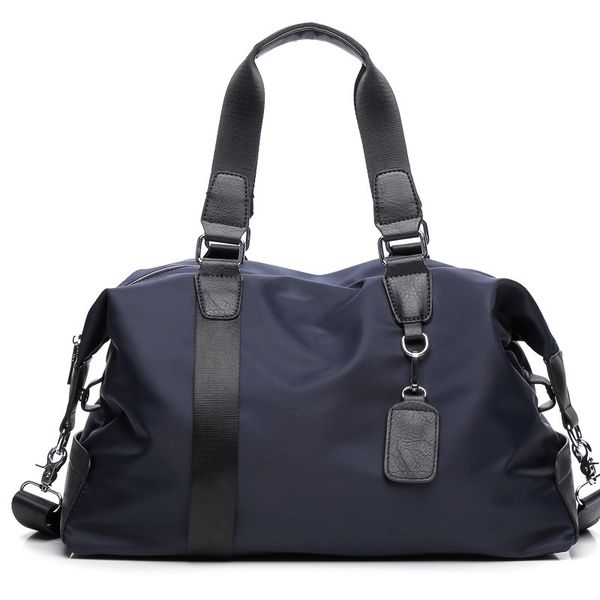 

Men Travel Bags Hand Luggage Large Capacity Totes Portable Weekend Bags Casual PU+Nylon Travel Duffle For Men Handbags