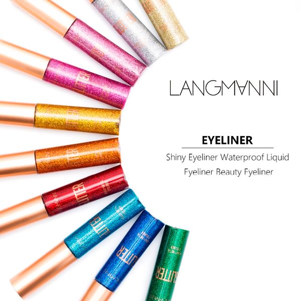 langmanni 10pcs/set glitter liquid eyeliner waterproof heavy metal shiny eye liners cosmetics women pigment eye liner makeup
langmanni 10pcs/set glitter liquid eyeliner waterproof heavy metal shiny eye liners cosmetics women pigment eye liner makeup