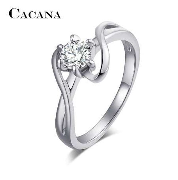 cacana cubic zirconia rings for women surround s type trendy zinc alloy rings jewelry bijouterie wholesale no.r515, Silver
cacana cubic zirconia rings for women surround s type trendy zinc alloy rings jewelry bijouterie wholesale no.r515, Silver