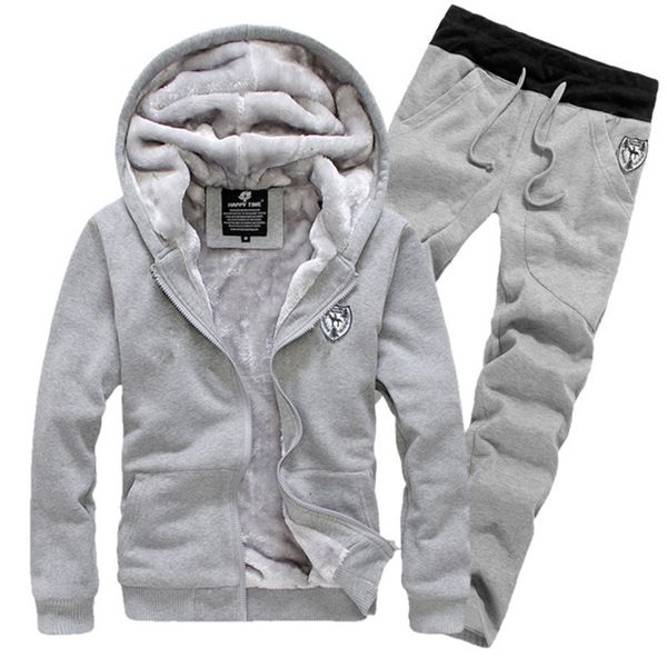thick fashion warm velvet men's hoodie tracksuits set men sportwear winter grey red black -3xl (asian size) jacket coat + pants, Gray
thick fashion warm velvet men's hoodie tracksuits set men sportwear winter grey red black -3xl (asian size) jacket coat + pants, Gray