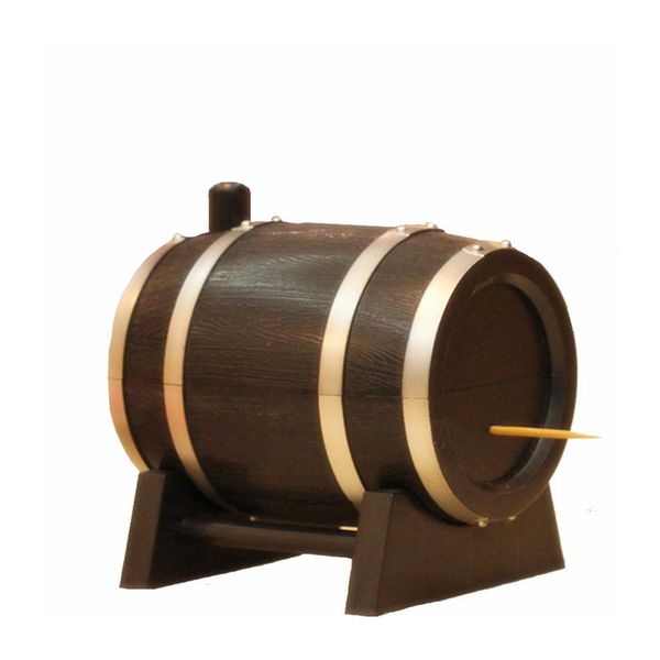 wine barrel style plastic automatic toothpick box toothpick container dispenser random color
wine barrel style plastic automatic toothpick box toothpick container dispenser random color