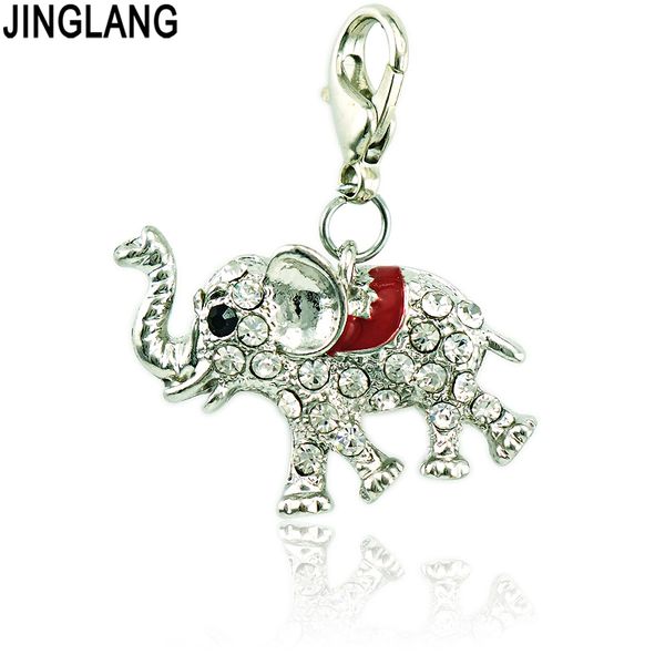 jinglang fashion rhinestone enamel animal 3d elephants charms with lobster clasp pendants diy for jewelry making accessories, Bronze;silver
jinglang fashion rhinestone enamel animal 3d elephants charms with lobster clasp pendants diy for jewelry making accessories, Bronze;silver