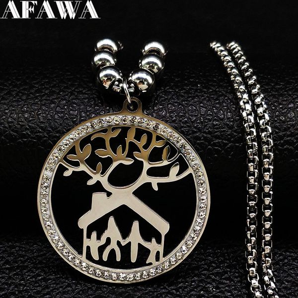 2018 family long crystal stainless steel chain necklaces women tree of life silver color necklace jewelry collar mujer n18454
2018 family long crystal stainless steel chain necklaces women tree of life silver color necklace jewelry collar mujer n18454