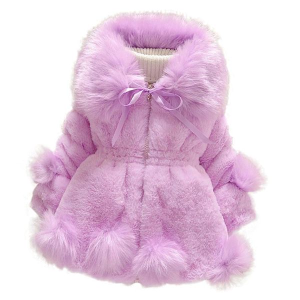 winter new baby girls lmitation fur coat long jacket warm sweater children big fur collar thick cotton children's clothing, Blue;gray 
winter new baby girls lmitation fur coat long jacket warm sweater children big fur collar thick cotton children's clothing, Blue;gray
