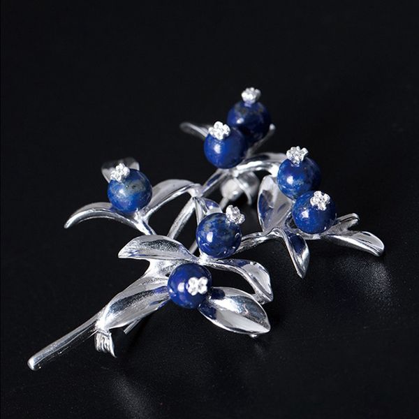 louleur 925 sterling silver lapis brooches original design leaves blueberry lapis brooches for women party wedding jewelry gift, Slivery;golden
louleur 925 sterling silver lapis brooches original design leaves blueberry lapis brooches for women party wedding jewelry gift, Slivery;golden