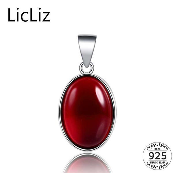 licliz 925 sterling silver quartz necklace pendants without chains women big oval red crystal solitaire pendant charms lp0240
licliz 925 sterling silver quartz necklace pendants without chains women big oval red crystal solitaire pendant charms lp0240