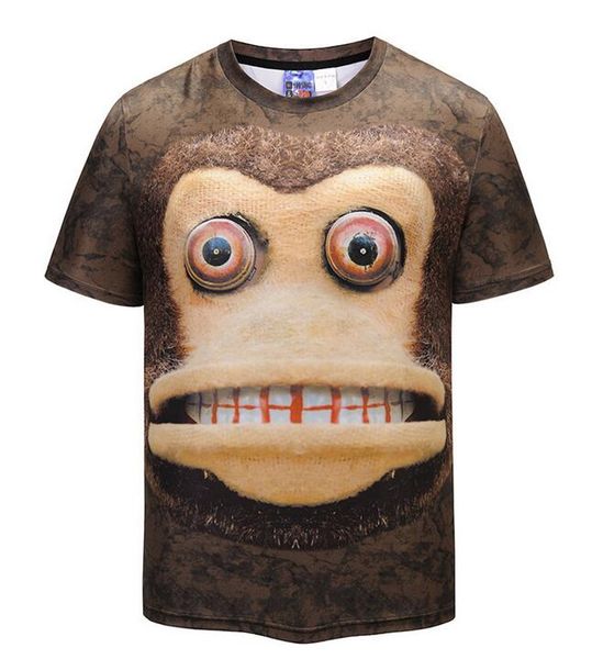 2018 fashion harajuku luxury tees mens designer t shirt men's 3d monkey print tshirts summer short sleeve cotton casual brand t-shirts, White;black
2018 fashion harajuku luxury tees mens designer t shirt men's 3d monkey print tshirts summer short sleeve cotton casual brand t-shirts, White;black