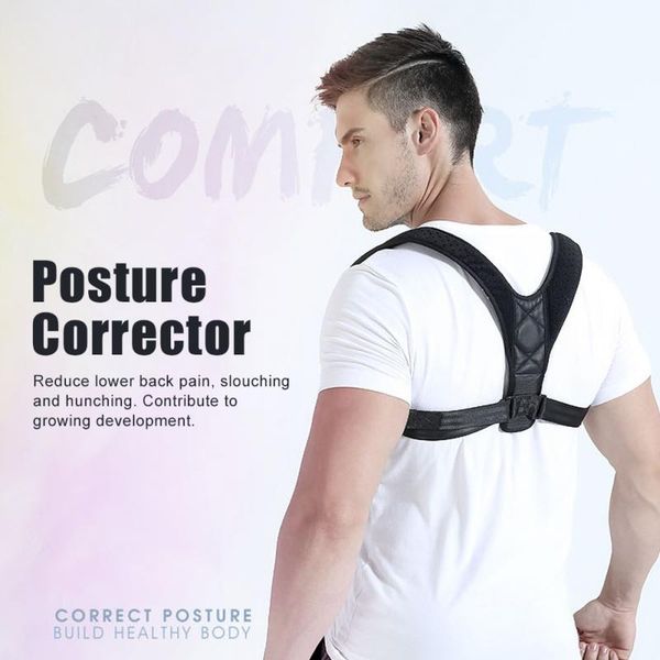 adjustable back posture corrector brace corset back clavicle straightener spine posture corrector support brace belt vest, White
adjustable back posture corrector brace corset back clavicle straightener spine posture corrector support brace belt vest, White