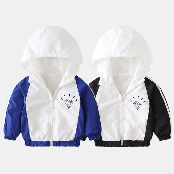black and white hit color kids boys clothing diamond print hooded children toddlers boys jackets outerwear infant wear a05, Blue;gray
black and white hit color kids boys clothing diamond print hooded children toddlers boys jackets outerwear infant wear a05, Blue;gray