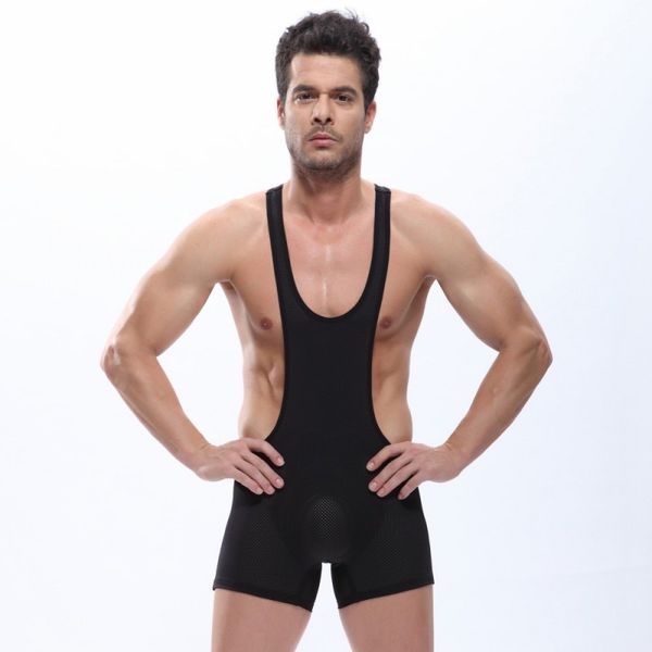 men undershirt mesh breathable wrestling singlet underwear tank spandex bodysuit jumpsuit wholesale, Black;white
men undershirt mesh breathable wrestling singlet underwear tank spandex bodysuit jumpsuit wholesale, Black;white