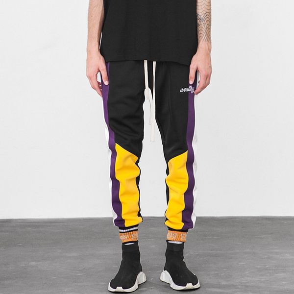 autumn new style europe and the united states colorful men's elastic feet casual pants, Black
autumn new style europe and the united states colorful men's elastic feet casual pants, Black