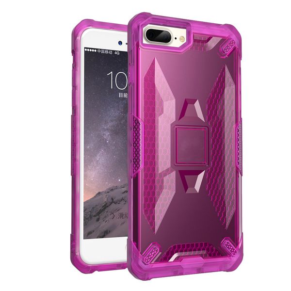 new coming for case iphone shockproof wing soft edge protective robot case hybrid pc+tpu defender case