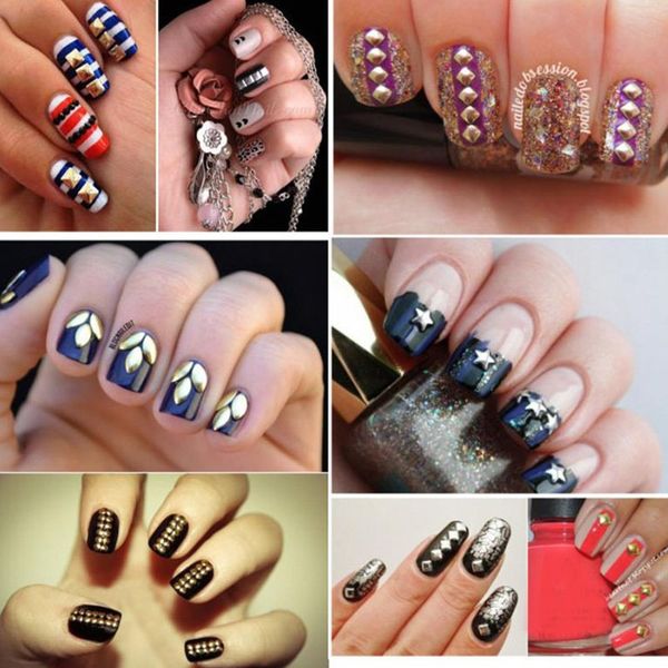 200 pcs mixed color heart rivet 3d nail manicure diy nail art tips decoration in wheel in russia, Silver;gold
200 pcs mixed color heart rivet 3d nail manicure diy nail art tips decoration in wheel in russia, Silver;gold