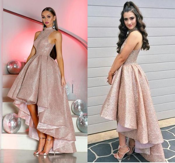 shining arabic evening dresses sequins high neck ruffle floor length a line prom dress sleeveless saudi women party gowns, Black
shining arabic evening dresses sequins high neck ruffle floor length a line prom dress sleeveless saudi women party gowns, Black