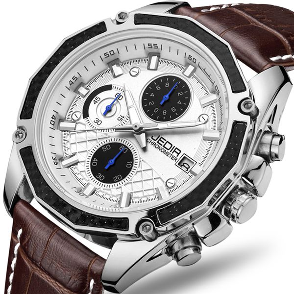 male jedir quartz hands watches glow male watches racing genuine students game run leather watch chronograph genuine men ucwwg, Slivery;brown
male jedir quartz hands watches glow male watches racing genuine students game run leather watch chronograph genuine men ucwwg, Slivery;brown