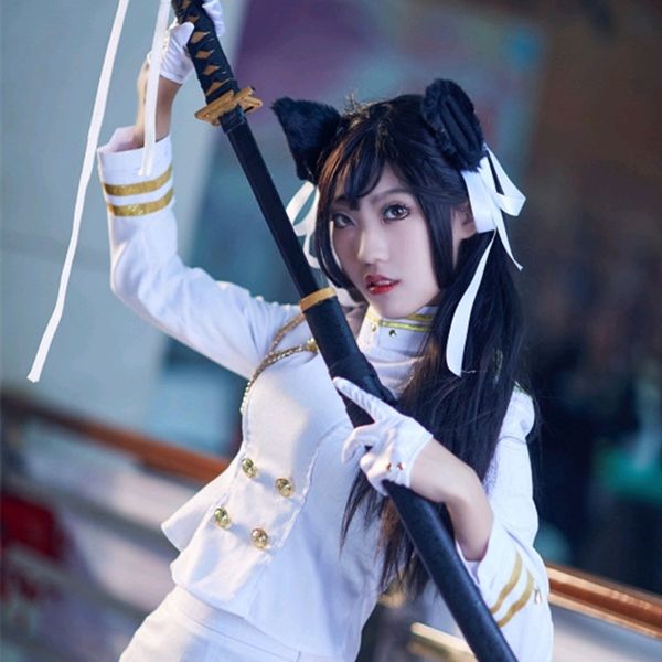 anime azur lane atago long side bang cosplay party game heat resistant synthetic hair wig, Black
anime azur lane atago long side bang cosplay party game heat resistant synthetic hair wig, Black