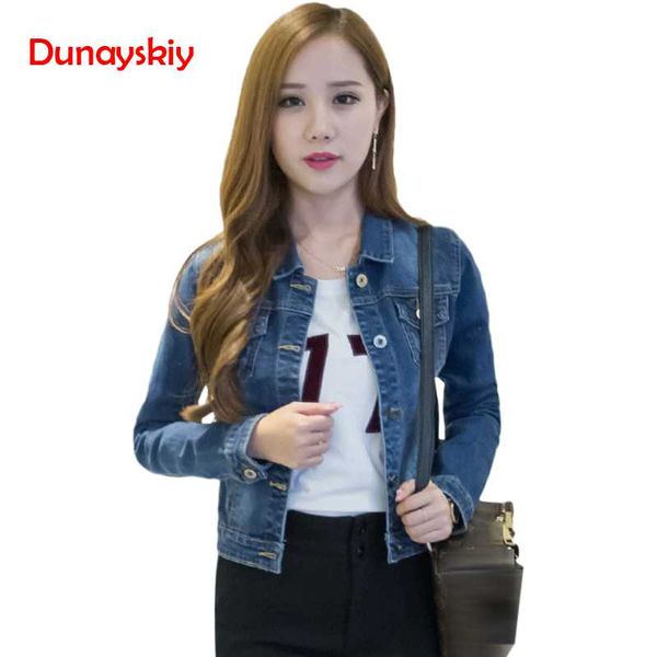 dunayskiy women denim jacket casual slim long sleeve single breasted fashion basic 2018 autumn new short jeans coat outerwears, Black;brown
dunayskiy women denim jacket casual slim long sleeve single breasted fashion basic 2018 autumn new short jeans coat outerwears, Black;brown