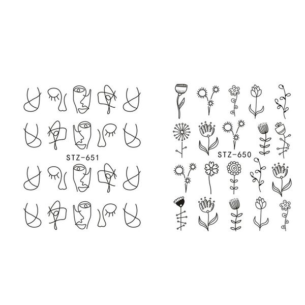 girls women nail jewelry sticker tatoos women girls flower abstract sketch animal 3d nail art decoration, Black
girls women nail jewelry sticker tatoos women girls flower abstract sketch animal 3d nail art decoration, Black
