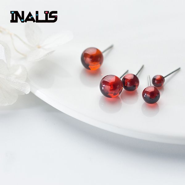 inalis new cute stud earrings s925 sterling silver single ruby garnet crystal stone brincos fine jewelry girl ear accessories, Golden;silver
inalis new cute stud earrings s925 sterling silver single ruby garnet crystal stone brincos fine jewelry girl ear accessories, Golden;silver